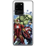 ERT GROUP Telefoonhoes voor Samsung S20 Ultra Original en officieel gelicentieerd Marvel-patroon Avengers 009