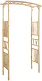vidaXL Tuinboog Naturel Bamboe 110 x 40 x 205 cm