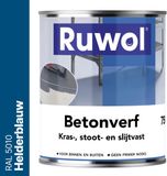 Ruwol Peinture pour béton Bleu clair (RAL 5010) 750 ml