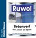 Ruwol Peinture pour béton Bleu clair (RAL 5010) 750 ml