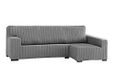 Martina Home Mejico Chaise Longue, Grijs Rechterarmhoes
