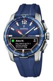 Festina F23000/1 Heren Polshorloge Hybride Connected Blauw Siliconen Band
