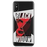 ERT GROUP mobiel telefoonhoesje voor Xiaomi REDMI 9A origineel en officieel erkend Marvel patroon Black Widow 012