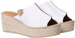 Toni Pons Espadrille en cuir blanc arrière ouvert | IVONNE