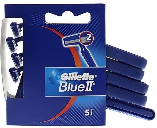Gillette Blue II Wegwerpmesjes - 5 stuks