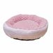 Nobby Comfort bed Donut Classic Diamond roze D x H: Ø 60 x 18 cm