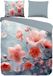 Duvet cover floral - 2 persons 200x200/220 cm - Grey - 100% Coton renforcé