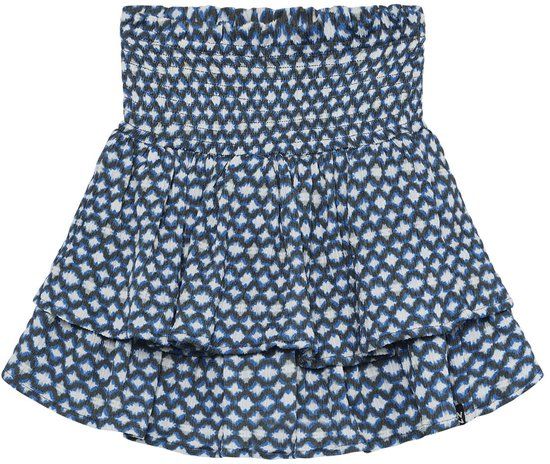 Indian Blue Jeans Skirt Allover Print Phantom Maat 152