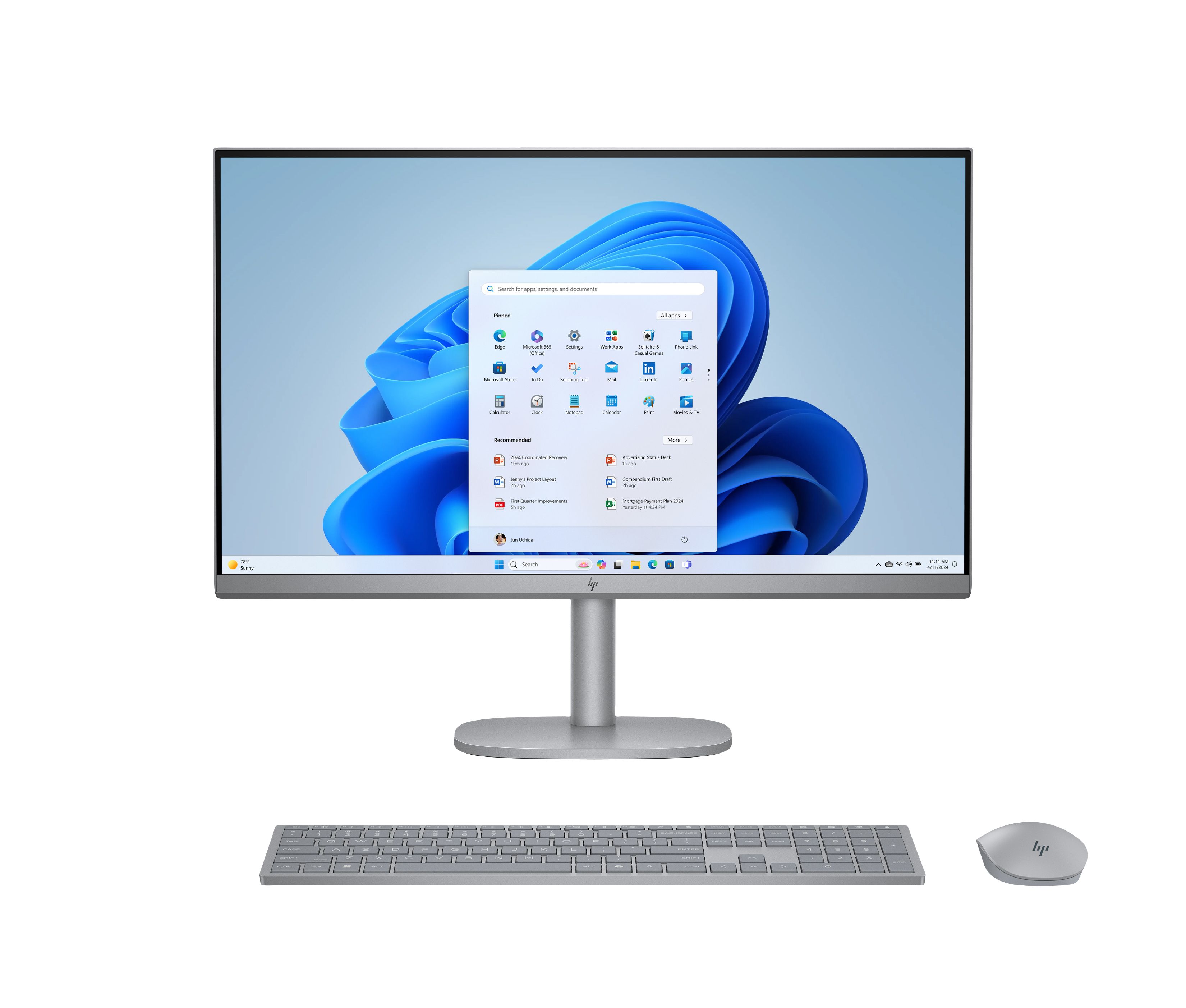 HP OmniStudio X 27-cs0071nd Intel Core Ultra 7 155H 27inch FHD AG 16GB DDR5 1TB PCIe NVMe SSD Intel Arc W11H Meteor Silver