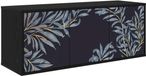 vidaXL Wandgemonteerd TV-meubel DOKKUM 102 x 33 x 40 cm Zwart eiken