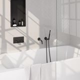 Brauer Black Carving Thermostatische Inbouw Badkraan