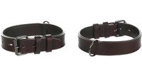 Denver Flamingo Denver Gevoerd Halsband Honden Bruin Leer XXL 56-73cm