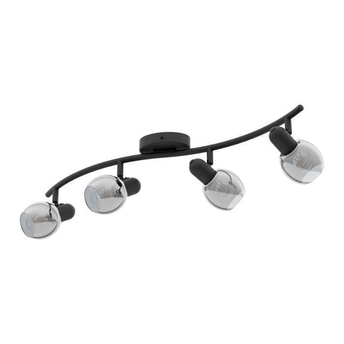 EGLO Pollica Plafondlamp - Zwart - E14