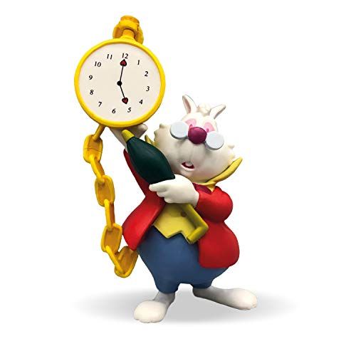 Bullyland 11402 - Walt Disney Alice in Wonderland White Rabbit Figure - 8.1cm - Cake Topper