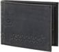 oxmox Leren portemonnee Leather RFID Protect Pocketbörse Jumping Jack 2.0 Embossed Vintage Black zwart