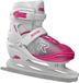 Roces Jokey Ice X Patins de hockey réglables Enfants Blanc/Rose 38-41