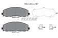 TEXTAR Jeu de plaquettes de frein 2537801