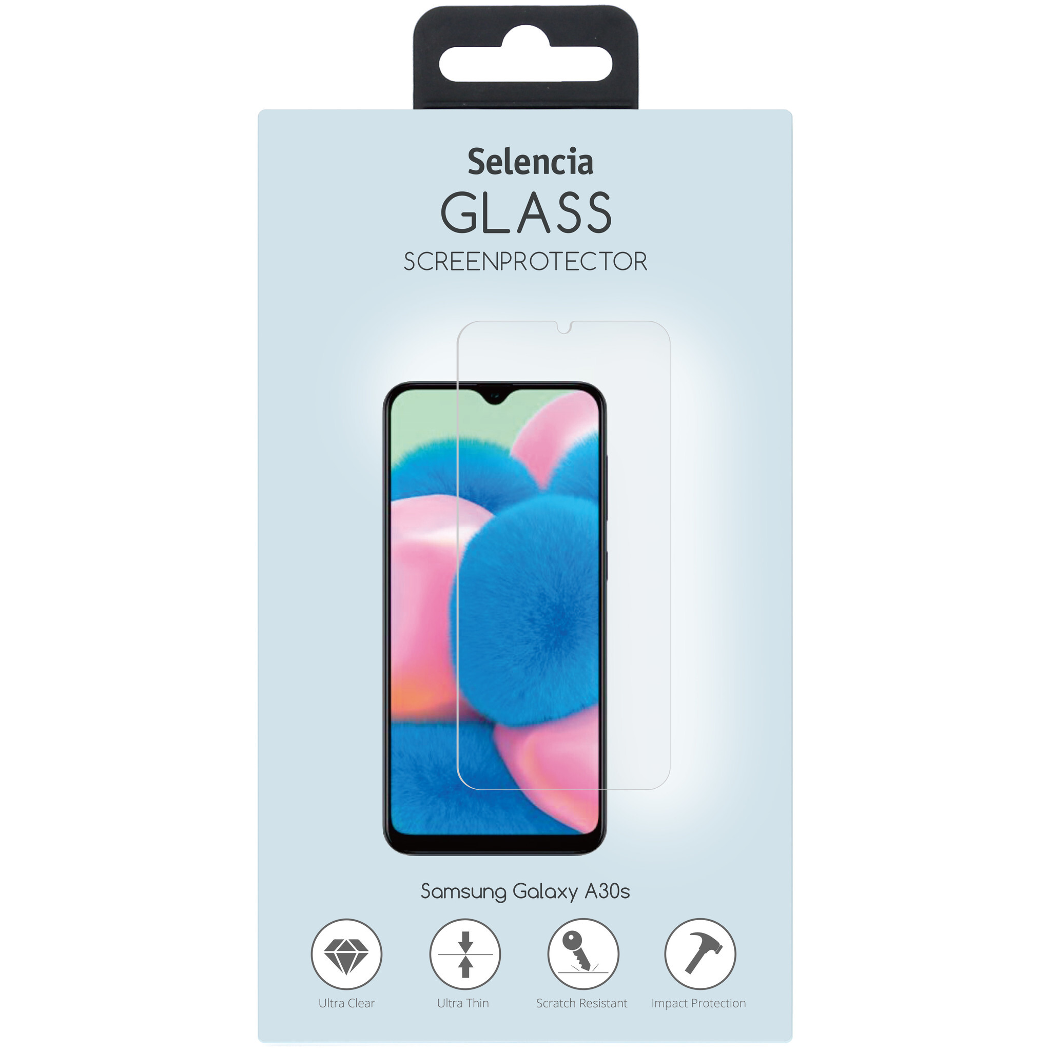 Selencia Glas Screenprotector Samsung Galaxy A30s