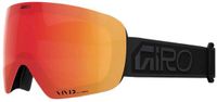 Giro Contour Wordmark masque de ski rouge, noir Vivid Ember/CAT2