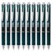 Pentel BL77A2-SA EnerGel Gel rollerball met drukmechanisme, 0,7 mm kogeldiameter = 0,35 mm lijndikte, navulbaar, 10 stuks, indigo-zwart
