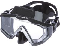 Scubapro Crystal VU Duikbril - Zwart / Zilver