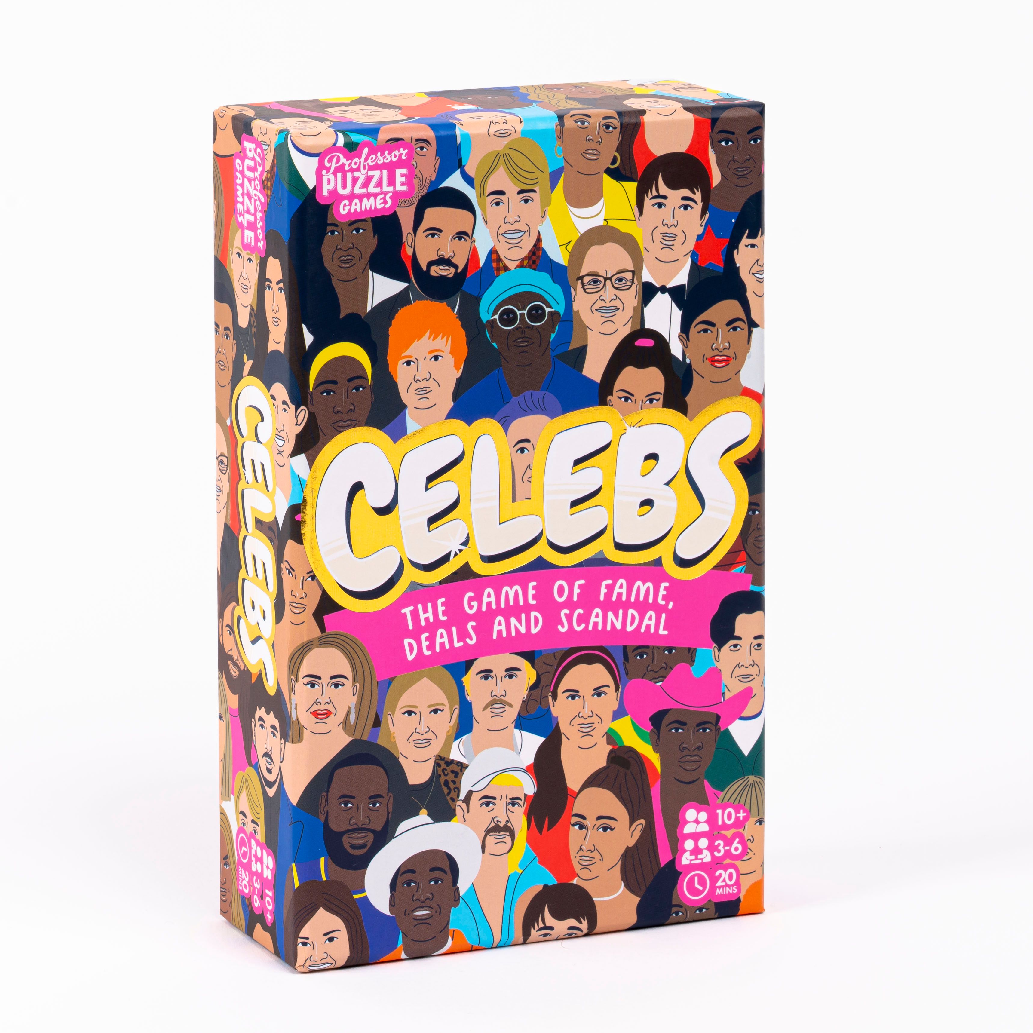 Professor Puzzle Celebs - Kaartspel - 5056297229476