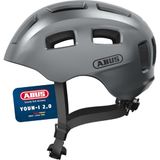 ABUS Fietshelm Youn-I 2.0, Zilver, Maat M