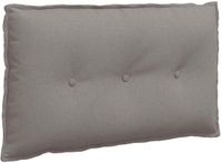 vidaXL Rugkussen Taupe 80 x 19 x 50 cm Stof