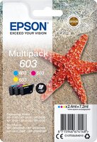 Epson 603 Multipack Ink Cartridge - Cyan/Magenta/Yellow - Original