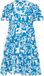 Usha Jurk donkerblauw / wit