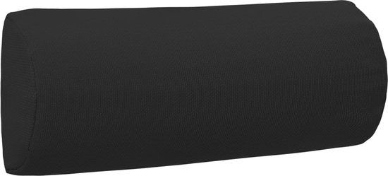 vidaXL Hoofdsteun voor ligstoel 40x7,5x15 cm Textileen Zwart
