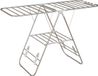 Homcom Étagère à linge - Acier - 148x60,5x98cm - Argent