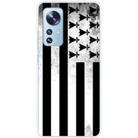 Xiaomi Siliconen hoesje compatibel met Xiaomi Mi 12, Xiaomi Mi 12X Bretagne vlag
