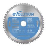 Evolution Power Tools T210TCT-68CS cirkelzaagblad TCT-zaagblad voor het zagen van dun staal - metaalzaagblad met uiteinde van carbide, 210 mm