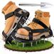 Aérateurs de gazon - Avec Velcro - Réglable - Avec pelle en acier inoxydable - Pour jardin et pelouse