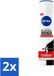 Nivea Black & White Max Protection Deodorant Spray - 150 ml - 2 Stuks
