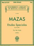 MAZAS G. Schirmer, Inc. Etudes Speciales, Op. 36