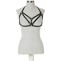 Elif Domanic Kinky Leren Lingerie Maat M