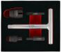 KS Tools 150.1020 Service Speciale Profielset voor Plastic Olie Afvoerschroeven 1/4 Inch + 3/8 Inch 5 stuks