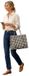 GUESS Handtas Zwart Geruit Polyamide