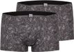 Mey Heren retro short / pant 2 pack Bc Paisley zwart