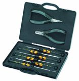 KNIPEX 8 Stuk Elektronica ESD Gereedschap Set ESD in Plastic Geval met Gegoten Schuim (002018ESD)
