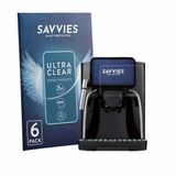 Savvies - Screenprotector voor SilverCrest SKVA 1450 A2 - Folie Beschermfolie transparant 6 Stuks