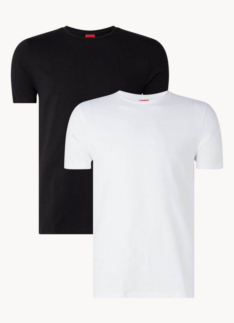 HUGO BOSS T-shirt met ronde hals - 2-pack