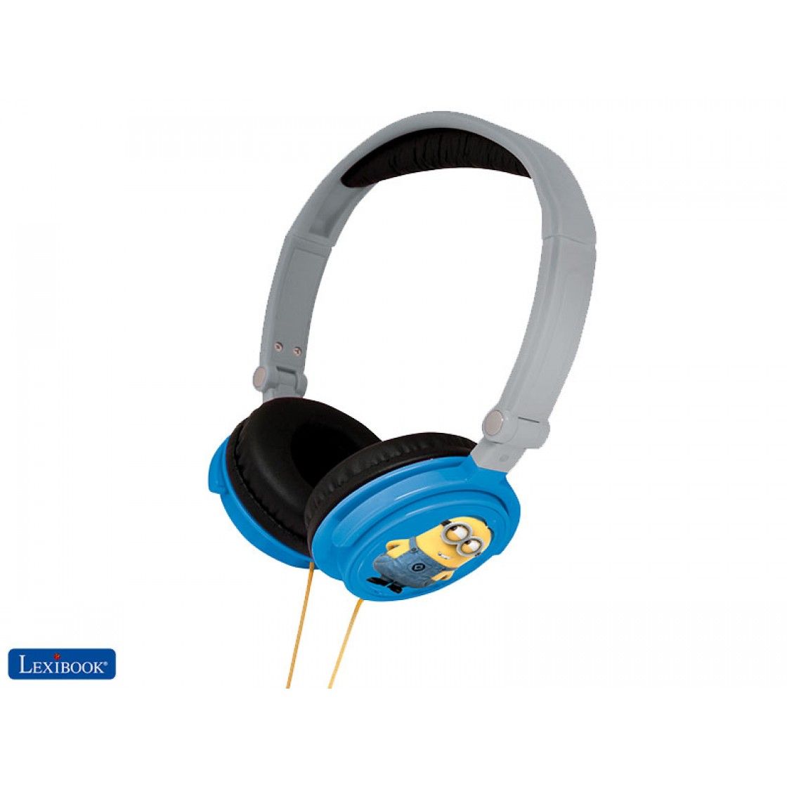 Minions HP010DES - Hoofdtelefoon - Zwart/Blauw/Geel/Grijs - Bedraad - Inklapbaar