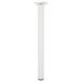 Wagner Meubelpoot/tafelpoot/meubelvoet Classic Retro - Ø 30 x 400 mm, geïntegreerde aanschroefplaat 60 x 60 mm, binnendraad Ø 10 mm, staal gepoedercoat wit - 12164001