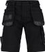 DASSY Holsterzakkenshort ZWART/Antracietgrijs - Maat 44