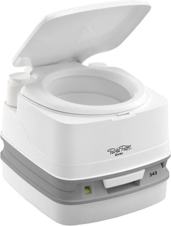 Thetford Qube 345 Porta Potti - White - 12L - 33cm x 38.3cm x 33cm