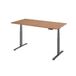 Hammerbacher Rechthoekig Zit-sta-bureau 1.600 x 800 x 1.295 x 645 - 1.295 Hout, Metaal Bruin