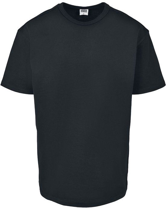 Urban Classics Organic Basic Tee Heren T-shirt - Zwart - 5XL